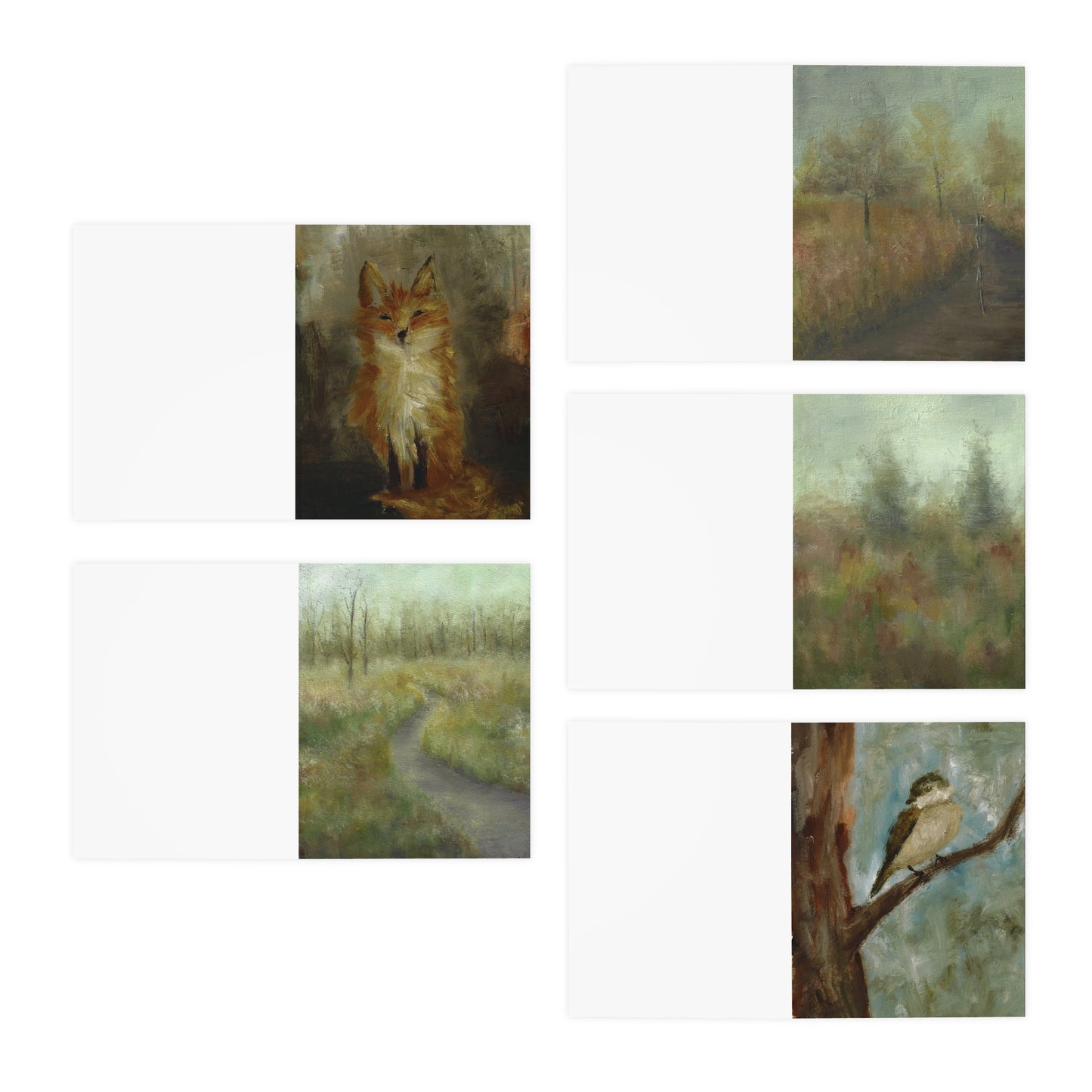 Nature-Inspired Multi-Design Greeting Cards - Perfect for All Occasions, Seasonal Greetings, Artist Cards, Eco-Friendly Cards, and More!