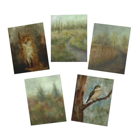 Nature-Inspired Multi-Design Greeting Cards - Perfect for All Occasions, Seasonal Greetings, Artist Cards, Eco-Friendly Cards, and More!