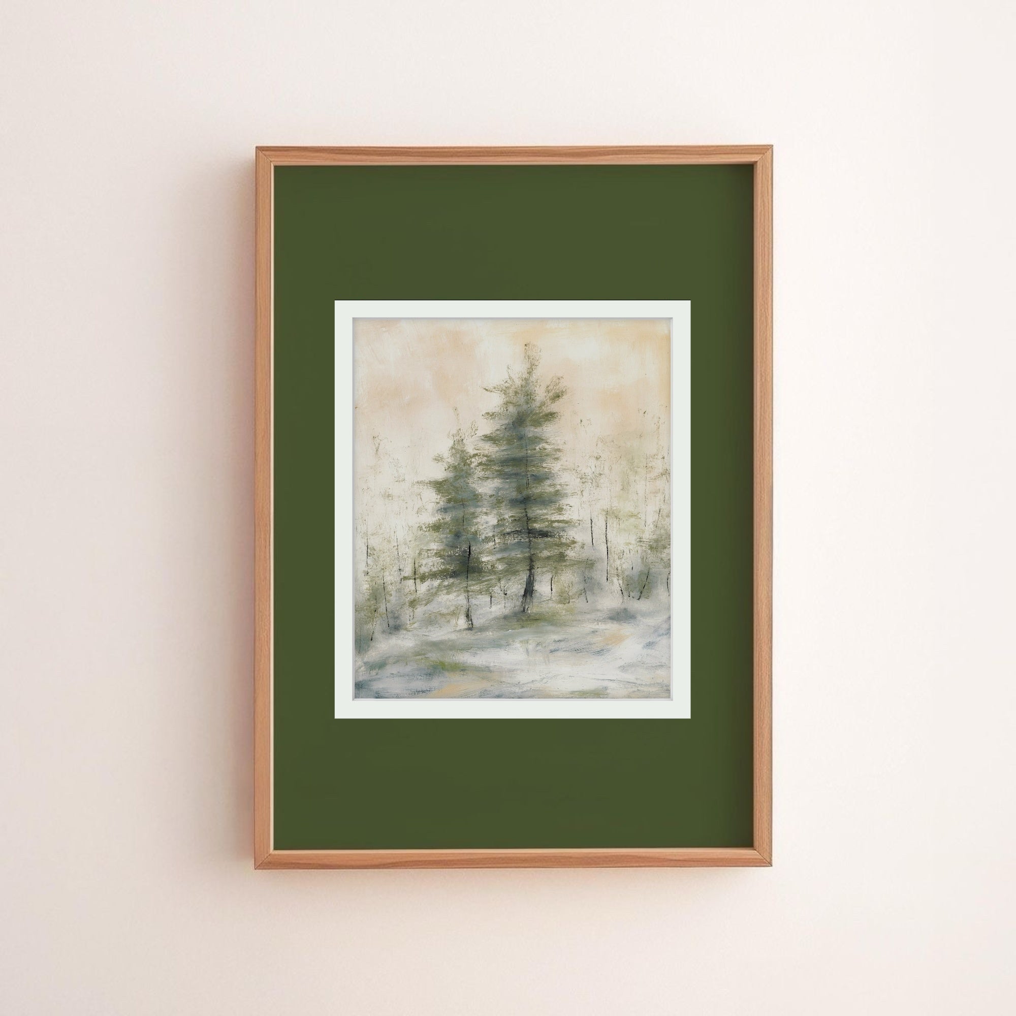 Two Trees Fine Art Print