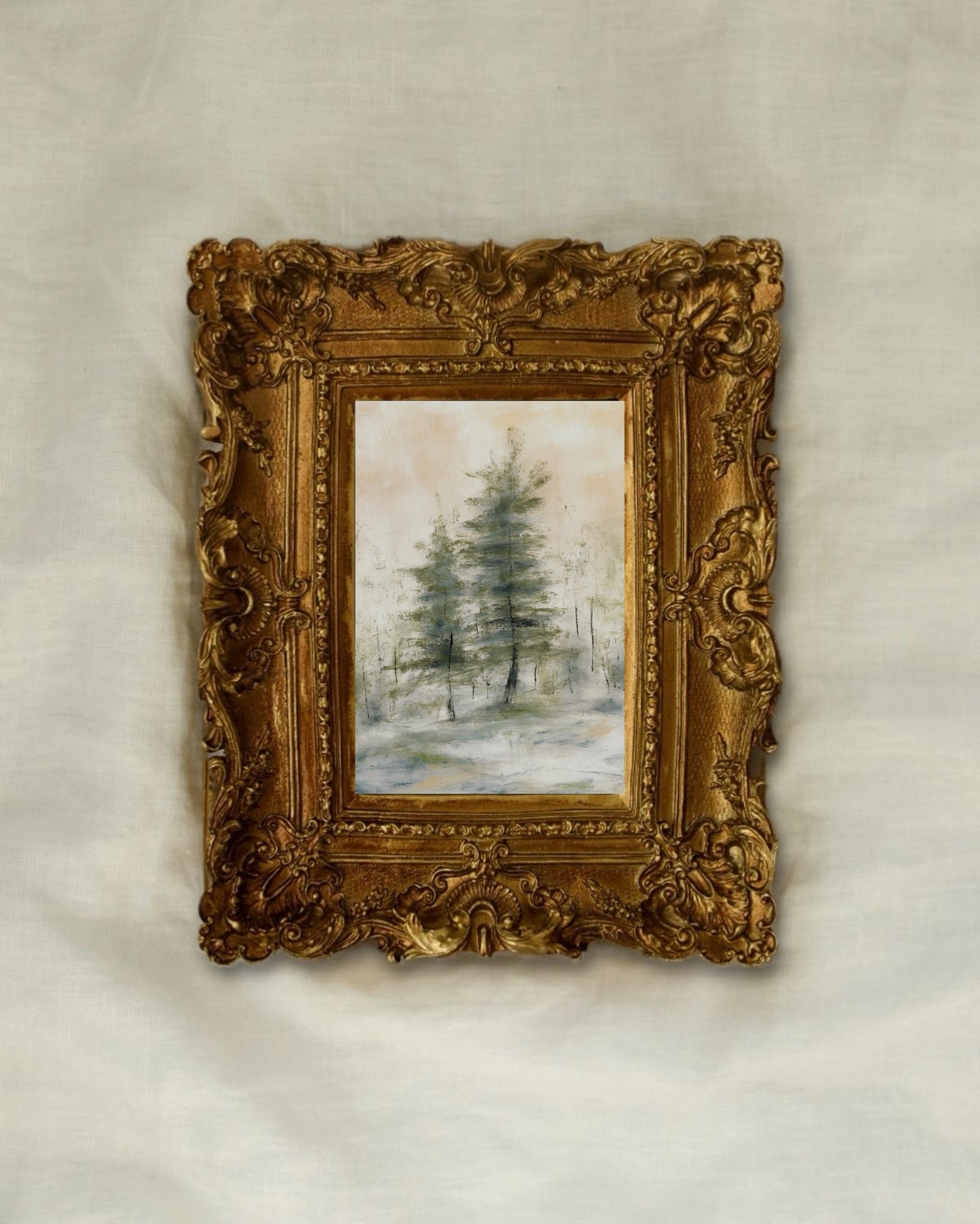 Two Trees Fine Art Print