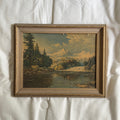 Vintage Mountain Landscape