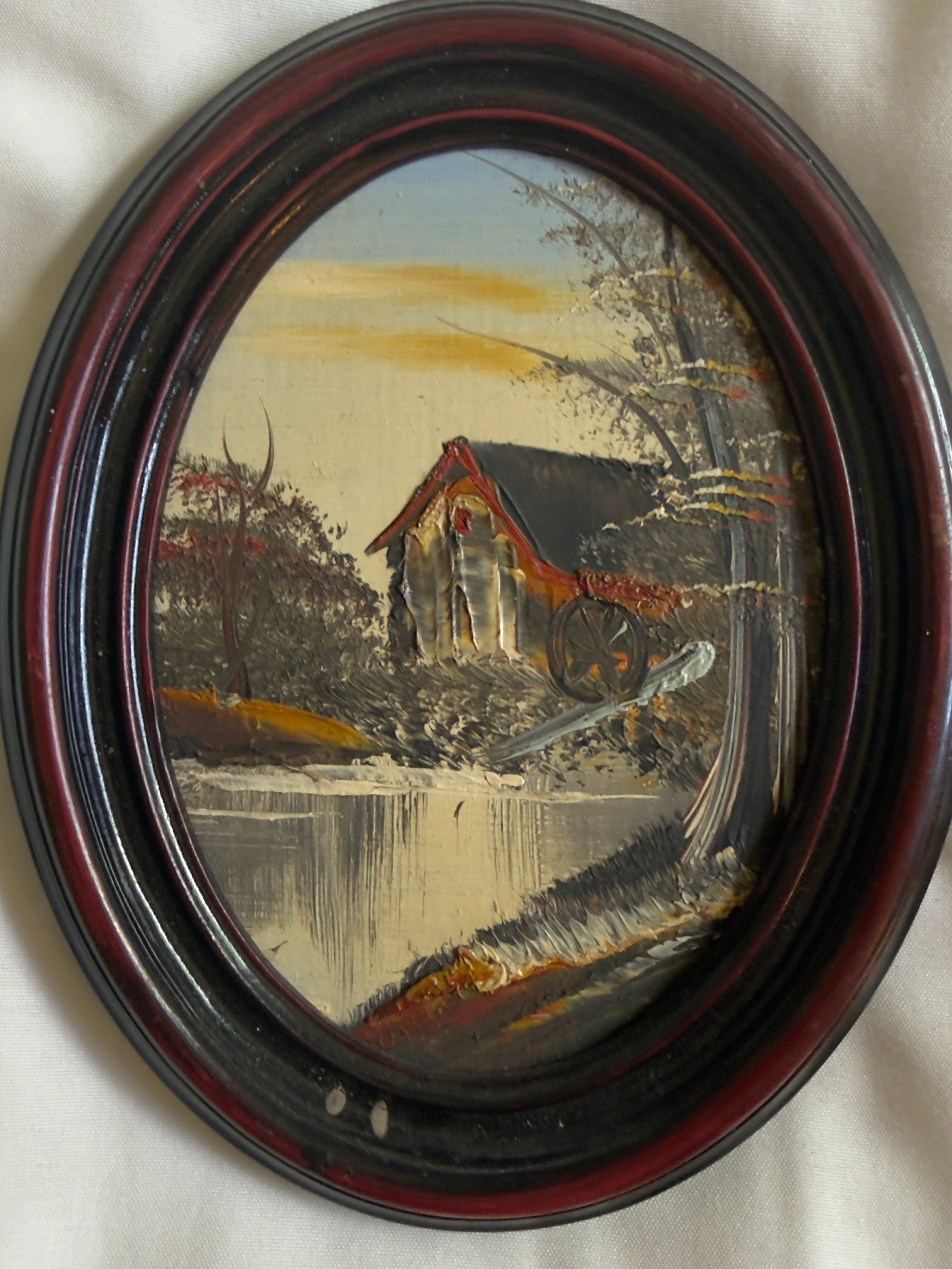 Vintage Mini Framed Painting