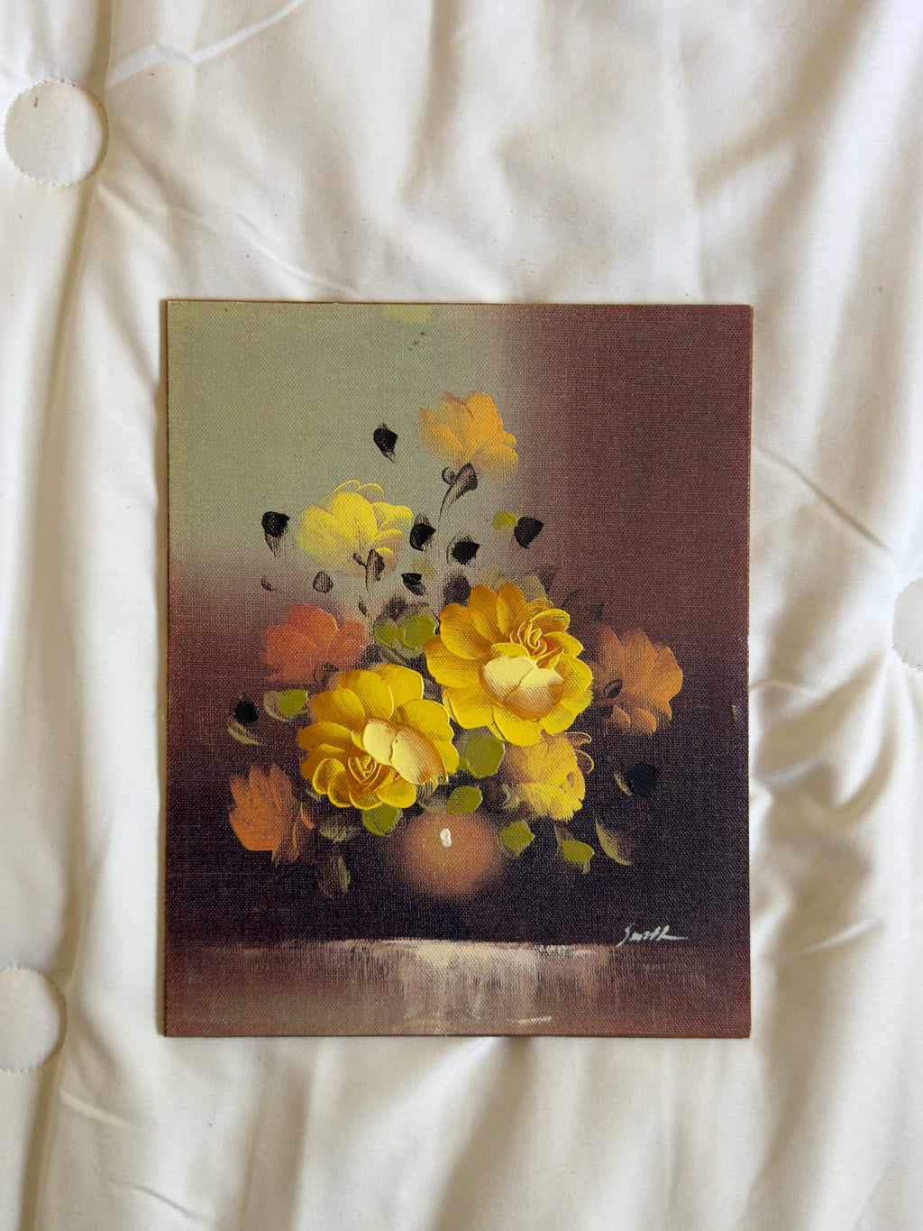 Golden Bloom Still Life
