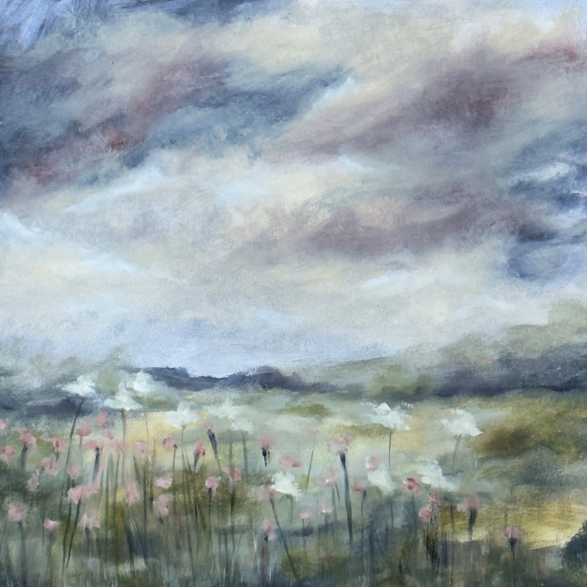 Rainy Day Meadow Fine Art Print