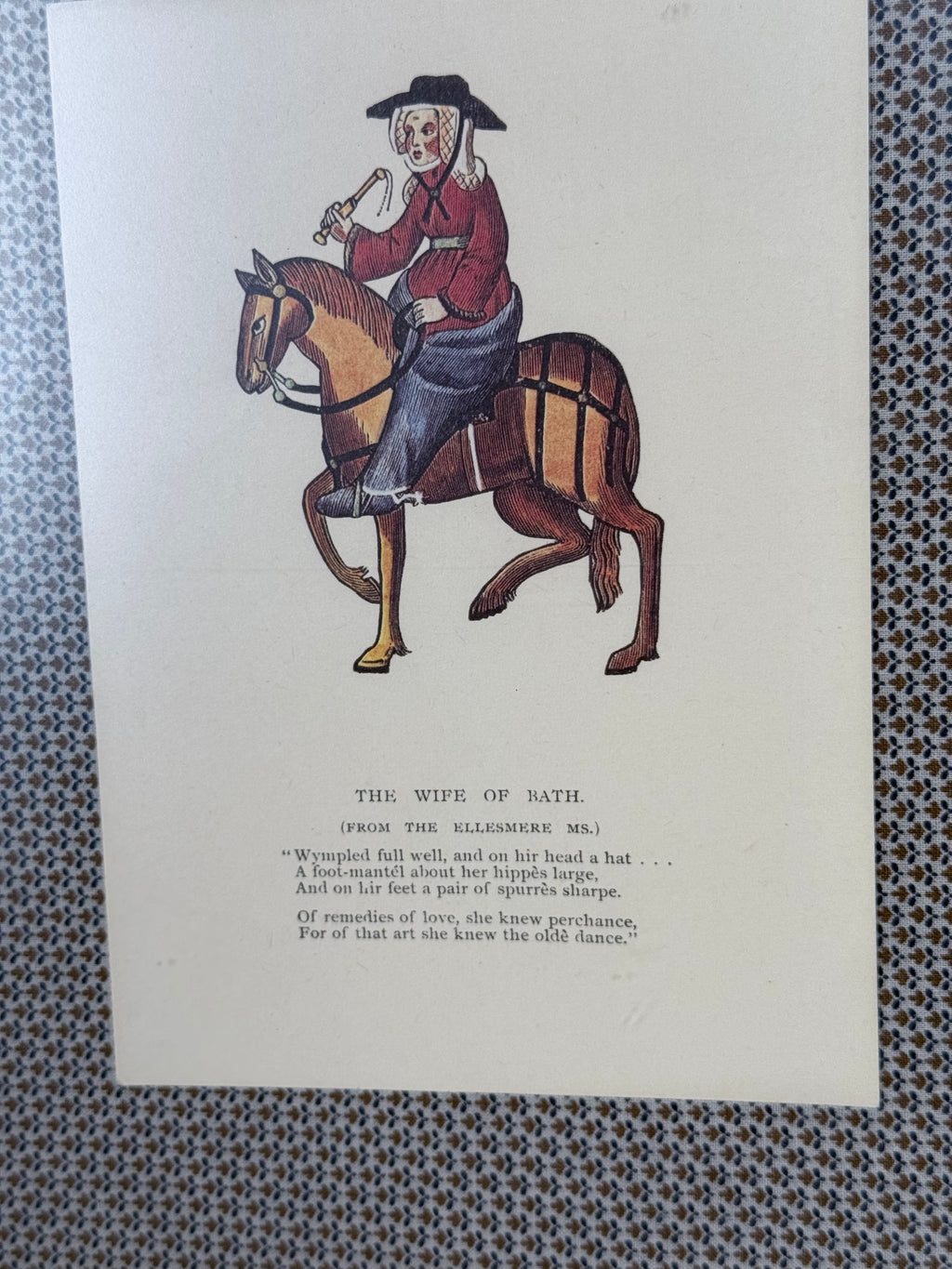 The Wife Of Rath - Vintage Framed Print